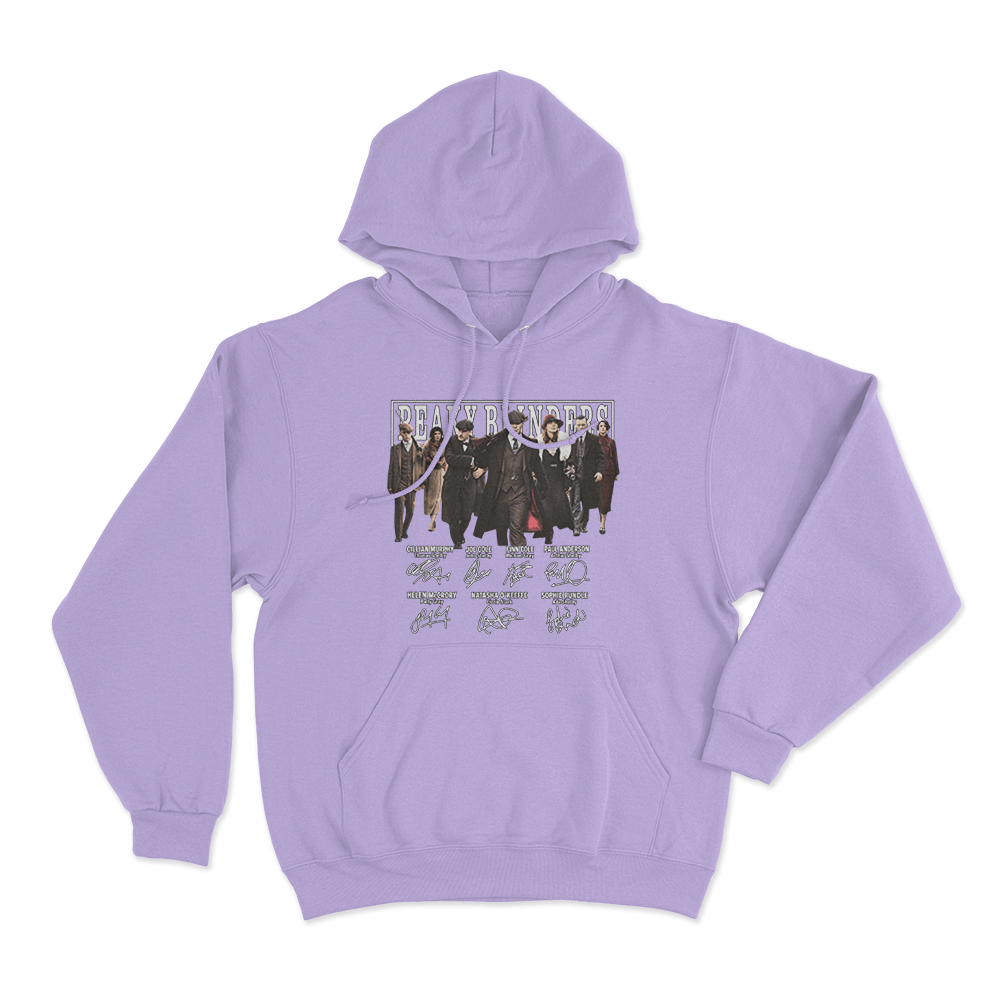 Peaky Blinders Cast Signatures Unisex Hoodie Purple Peaky Blinders Cast Signatures Unisex Hoodie Purple