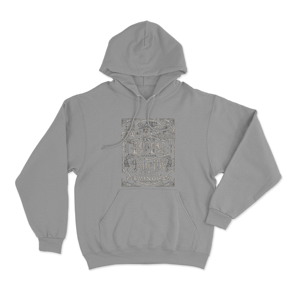 Peaky Blinders Garrison Pub Unisex Hoodie Grey Peaky Blinders Garrison Pub Unisex Hoodie Grey