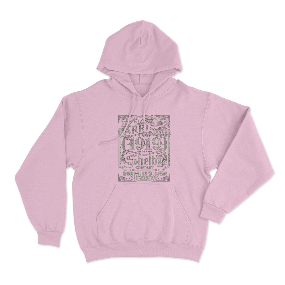 Peaky Blinders Garrison Pub Unisex Hoodie Pink Peaky Blinders Garrison Pub Unisex Hoodie Pink