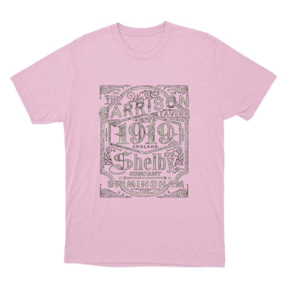 Peaky Blinders Garrison Pub Unisex T Shirt Pink Peaky Blinders Garrison Pub Unisex T Shirt Pink