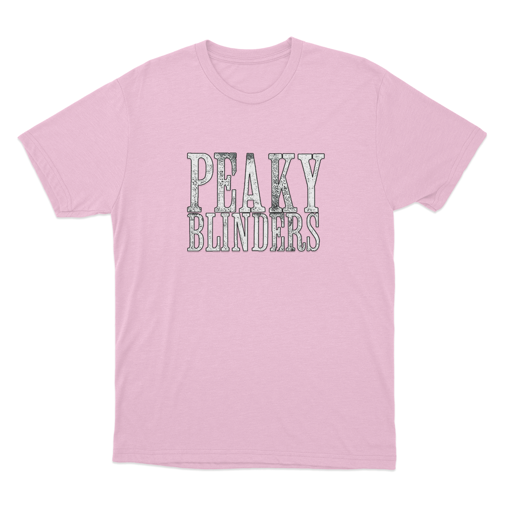 Peaky Blinders Logo Unisex T Shirt Pink Peaky Blinders Logo Unisex T Shirt Pink