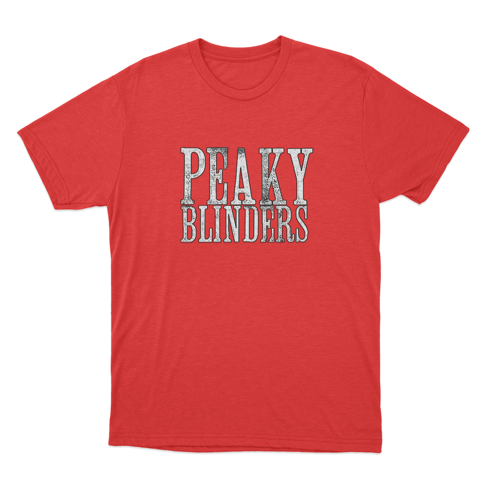 Peaky Blinders Logo Unisex T Shirt Red Peaky Blinders Logo Unisex T Shirt Red