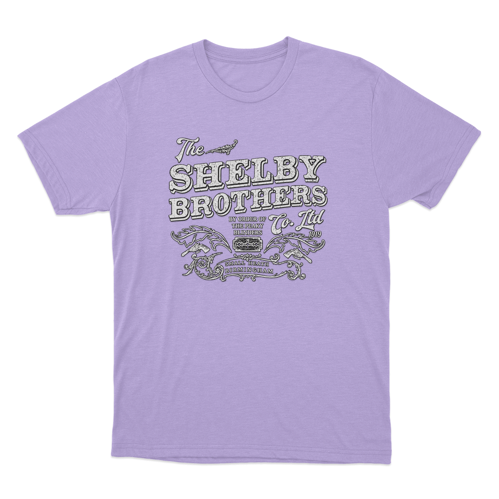 Peaky Blinders Shelby Brothers 1919 Unisex T Shirt Purple Peaky Blinders Shelby Brothers 1919 Unisex T Shirt Purple