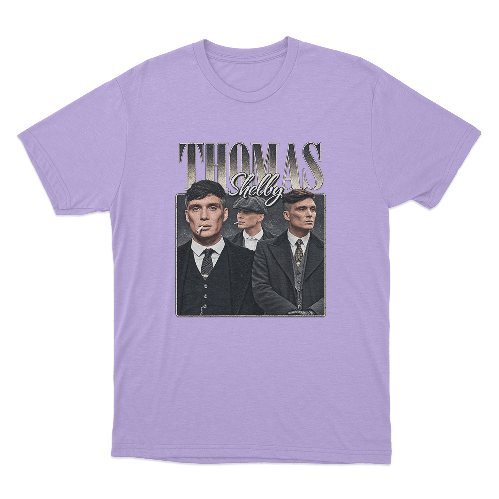 Peaky Blinders Tommy Shelby Portrait Unisex T Shirt Purple Peaky Blinders Tommy Shelby Portrait Unisex T Shirt Purple